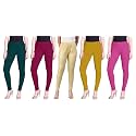 Lyra Pack of 3 Women Full Length Churidar Leggings