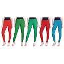 Lyra Pack of 3 Women Full Length Churidar Leggings
