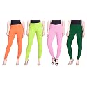 Lyra Pack of 3 Women Full Length Churidar Leggings