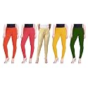Lyra Pack of 3 Women Full Length Churidar Leggings