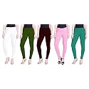 Lyra Pack of 3 Women Full Length Churidar Leggings
