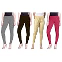 Lyra Pack of 3 Women Full Length Churidar Leggings