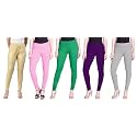 Lyra Pack of 3 Women Full Length Churidar Leggings