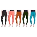 Lyra Pack of 3 Women Full Length Churidar Leggings