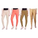 Lyra Pack of 3 Women Full Length Churidar Leggings