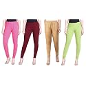 Lyra Pack of 3 Women Full Length Churidar Leggings