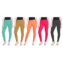Lyra Pack of 3 Women Full Length Churidar Leggings
