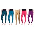 Lyra Pack of 3 Women Full Length Churidar Leggings