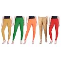 Lyra Pack of 3 Women Full Length Churidar Leggings