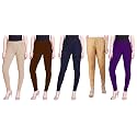 Lyra Pack of 3 Women Full Length Churidar Leggings