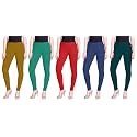 Lyra Pack of 3 Women Full Length Churidar Leggings