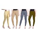 Lyra Pack of 3 Women Full Length Churidar Leggings