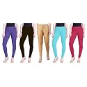 Lyra Pack of 3 Women Full Length Churidar Leggings