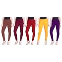 Lyra Pack of 3 Women Full Length Churidar Leggings