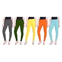 Lyra Pack of 3 Women Full Length Churidar Leggings