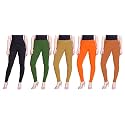 Lyra Pack of 3 Women Full Length Churidar Leggings
