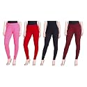 Lyra Pack of 3 Women Full Length Churidar Leggings