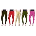 Lyra Pack of 3 Women Full Length Churidar Leggings