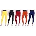 Lyra Pack of 3 Women Full Length Churidar Leggings