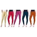 Lyra Pack of 3 Women Full Length Churidar Leggings