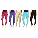 Lyra Pack of 3 Women Full Length Churidar Leggings