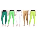 Lyra Pack of 3 Women Full Length Churidar Leggings
