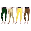Lyra Pack of 3 Women Full Length Churidar Leggings