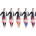 Lyra Pack of 3 Women Full Length Churidar Leggings