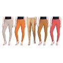 Lyra Pack of 3 Women Full Length Churidar Leggings