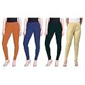 Lyra Pack of 3 Women Full Length Churidar Leggings