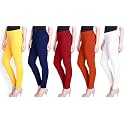 Lyra Pack of 3 Women Full Length Churidar Leggings