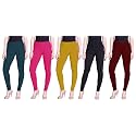Lyra Pack of 3 Women Full Length Churidar Leggings