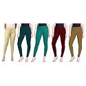 Lyra Pack of 3 Women Full Length Churidar Leggings