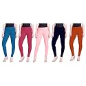 Lyra Pack of 3 Women Full Length Churidar Leggings