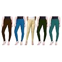 Lyra Pack of 3 Women Full Length Churidar Leggings