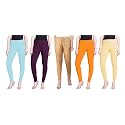 Lyra Pack of 3 Women Full Length Churidar Leggings