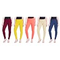 Lyra Pack of 3 Women Full Length Churidar Leggings