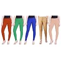 Lyra Pack of 3 Women Full Length Churidar Leggings