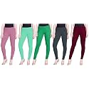 Lyra Pack of 3 Women Full Length Churidar Leggings