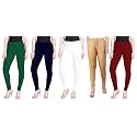 Lyra Pack of 3 Women Full Length Churidar Leggings