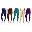 Lyra Pack of 3 Women Full Length Churidar Leggings