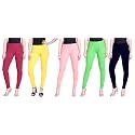 Lyra Pack of 3 Women Full Length Churidar Leggings