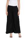 Lyra Regular Fit Women Black Trousers