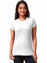Lyra Solid Women Round Neck White T-Shirt