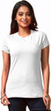 Lyra Solid Women Round Neck White T-Shirt