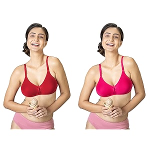 lyra 516 flora mesh ladder moulded premium cotton bra