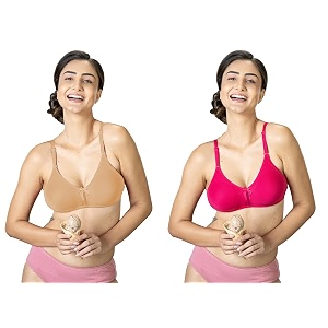 lyra 516 flora mesh ladder moulded premium cotton bra