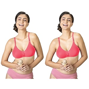 lyra 516 flora mesh ladder moulded premium cotton bra