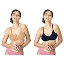 Lyra 516 Flora Mesh Ladder Moulded Premium Cotton Bra