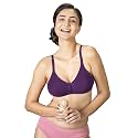 Lyra Women's Cotton Non Padded Wire Free Seamless Bra Violet